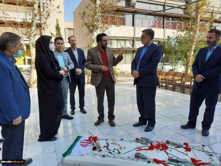 برگزاری مراسم غبارروبی مقبره شهید گمنام توسط شهردار محترم منطقه 6 و هیات همراه 5