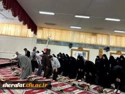 به مناسبت میلاد علی بن موسی الرّضا و گرامیداشت هفته ی کرامت سه شنبه مورخ 1402/03/09 با حضور سرکار خانم جورجانی مدیر اجتماعی شهرداری و جناب اقای سولگی مسئول سرای محله و هئیت همراه، بازدید از مقبره ی شهید گمنام، تفسیر و روخوانی آیه ۲۵۵ از سوره بقره قرآن و ن