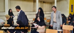 بازدید ریاست دانشگاه فرهنگیان از اولین روز امتحانات  2