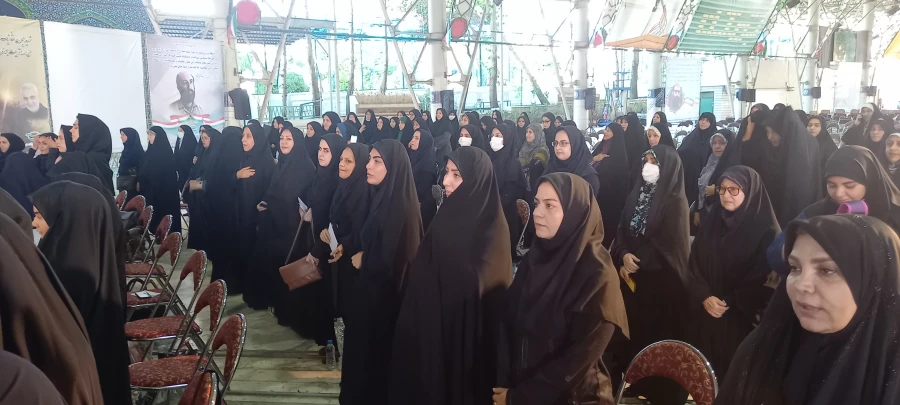 حضور کارکنان مرکز آموزش عالی شهید شرافت به مناسبت روز بسیج اساتید در دانشگاه تهران 5