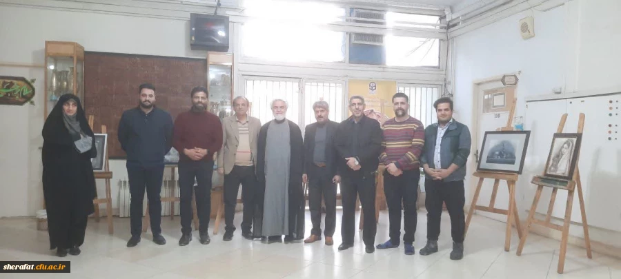 «نمایشگاه نقاشی دانشجویان دانشگاه فرهنگیان با استقبال چشمگیر مسئولان و هنرمندان» 3