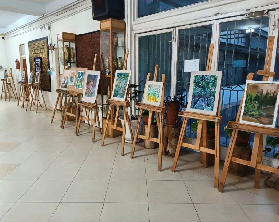 برگزاری ژوژمان نقاشی(۲) گروه آموزش هنر 4