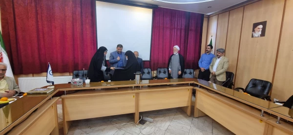 آئین معارفه حراست مرکز آموزش عالی شهید شرافت 6