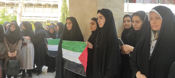 تجمع و اعلام همبستگی اساتید، کارکنان و دانشجو معلمان مرکز شهیدشرافت در حمایت از دانشگاهیان حامی مردم بی گناه غزه 4