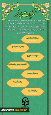 نفرات برتر مرحله استانی جشنواره تدریس برتر