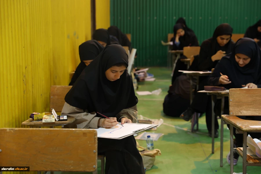 بازدید رئیس دانشگاه فرهنگیان از آزمون عملی کنکور هنر  3