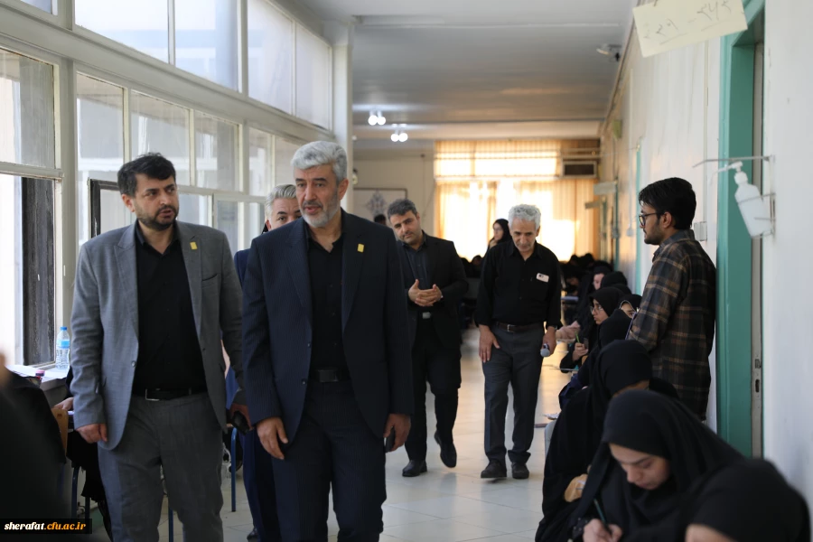 بازدید رئیس دانشگاه فرهنگیان از آزمون عملی کنکور هنر  11