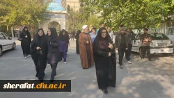 پیاده روی گروهی در محوطه مرکز  4