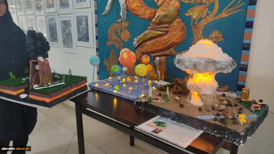 #به_مناسبت_دهه_فجر نمایشگاه 
• ⌝ دست سازه های بوم شناسی و زمین شناسی⌞ • 2