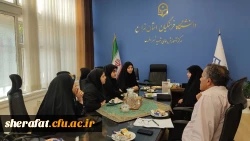  «جلسه شورای صنفی، رفاهی و آموزشی دانشجویان با مسئولان مرکز آموزش عالی شهید شرافت»
  3