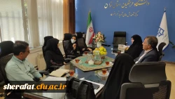 «جلسه مدیر گروه و اعضای گروه آموزشی فیزیک با مسئولان مرکز آموزش عالی شهید شرافت» 2