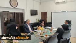 «جلسه مدیر گروه و اعضای گروه آموزشی فیزیک با مسئولان مرکز آموزش عالی شهید شرافت» 3