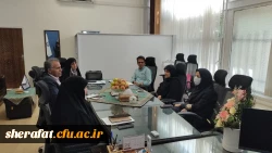 «جلسه مدیر گروه و اعضای گروه آموزشی فیزیک با مسئولان مرکز آموزش عالی شهید شرافت» 4