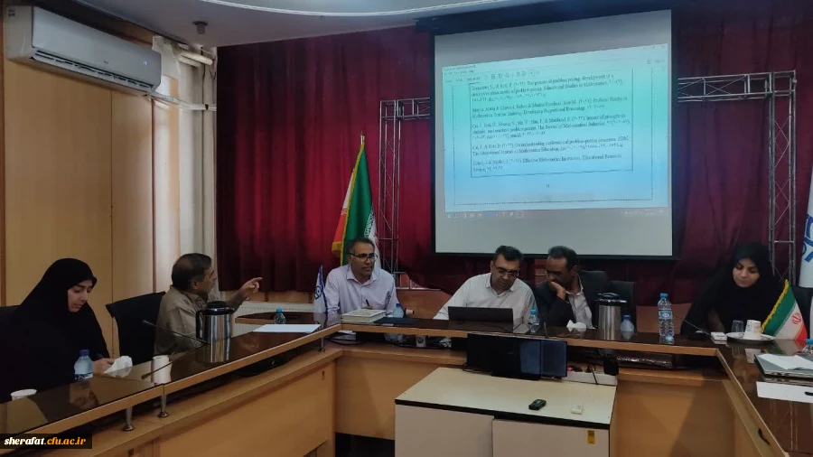 «جلسه شورای تحصیلات تکمیلی در مرکز آموزش عالی شهید شرافت»  3
