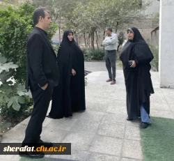«بازدید سرزده دکتر مام قادری معاون امور دانشجویی دانشگاه فرهنگیان استان تهران از دانشکده شهید شرافت» 2