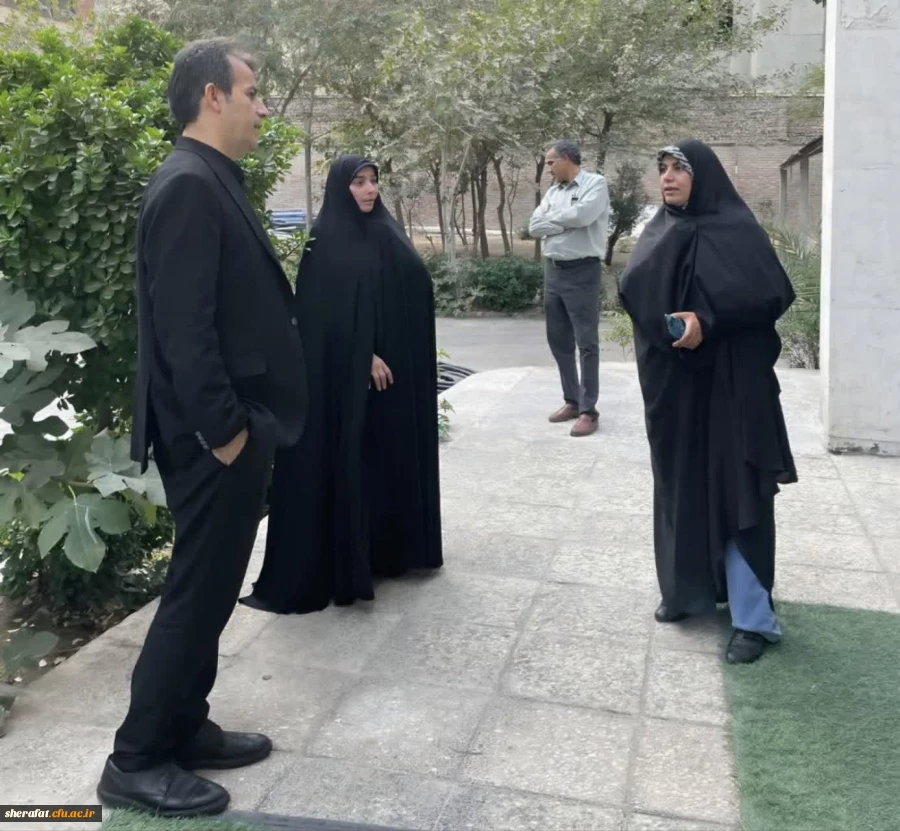 «بازدید سرزده دکتر مام قادری معاون امور دانشجویی دانشگاه فرهنگیان استان تهران از دانشکده شهید شرافت» 2