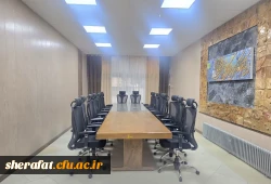 احداث و راه اندازی سالن جلسات گروه های آموزشی، دفاع پایان نامه و سمینار در دانشکده شهید شرافت 4