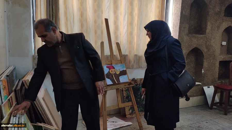 بازدید معاون پژوهشی دانشگاه فرهنگیان استان تهران از آزمایشگاه ها و کارگاه های دانشکده شهید شرافت 2