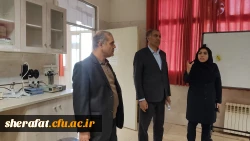 بازدید معاون پژوهشی دانشگاه فرهنگیان استان تهران از آزمایشگاه ها و کارگاه های دانشکده شهید شرافت 6