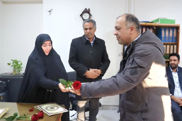 تقدیر از نیروهای حفاظت فیزیکی به پاس تلاش های شبانه روزی در دانشکده شهید شرافت 9