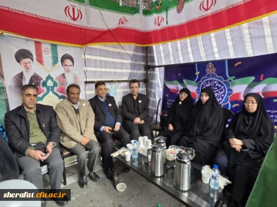 افتخاری برای دانشکده شهید شرافت
نماینده دانشگاه فرهنگیان تهران در سالگرد پیروزی انقلاب اسلامی