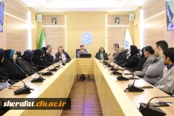 حضور سرپرست دانشکده علوم پایه در دانشکده شهید شرافت 2