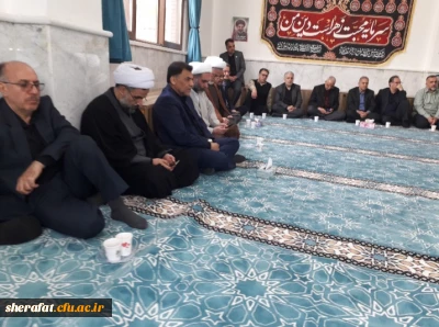 مراسم اربعین امام خامنه ای و شهدای دبستان میناب