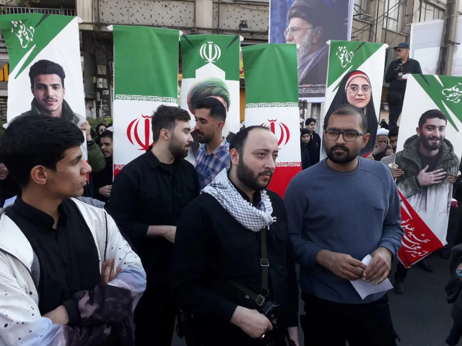 دسته عزاداری دانشگاه فرهنگیان تهران به مناسبت اربعین رهبر  3