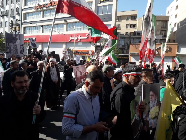 دسته عزاداری دانشگاه فرهنگیان تهران به مناسبت اربعین رهبر  4