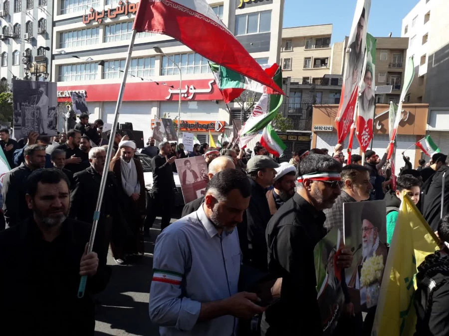 دسته عزاداری دانشگاه فرهنگیان تهران به مناسبت اربعین رهبر  4