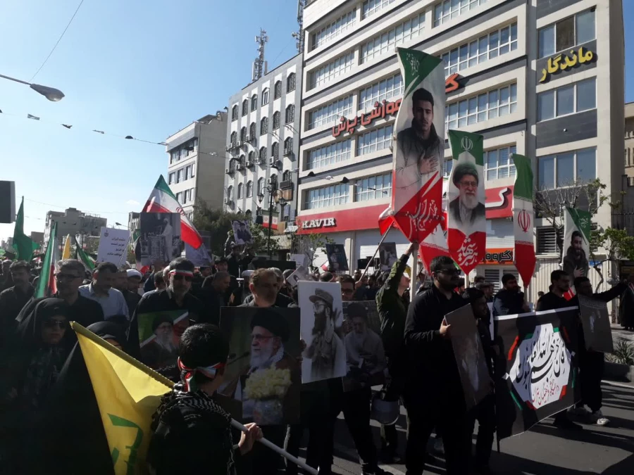 دسته عزاداری دانشگاه فرهنگیان تهران به مناسبت اربعین رهبر  7